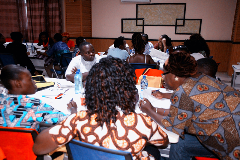 Group discussion with participants from Benin